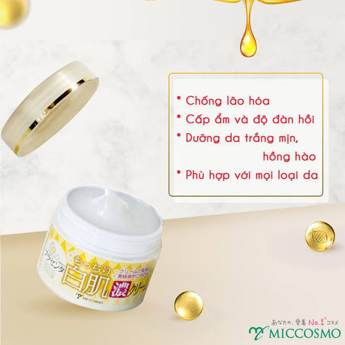Kem dưỡng da White Label Premium Placenta Rich Gold Cream