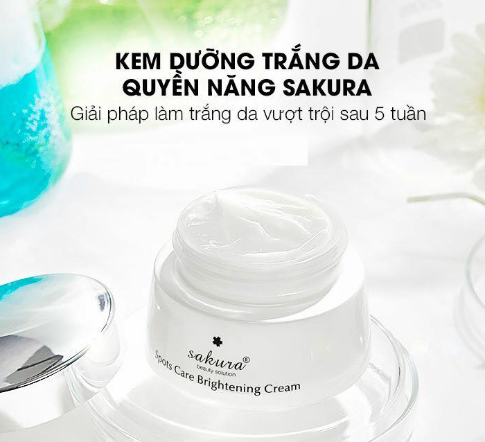 Kem dưỡng da Sakura Spots Care Brightening Cream
