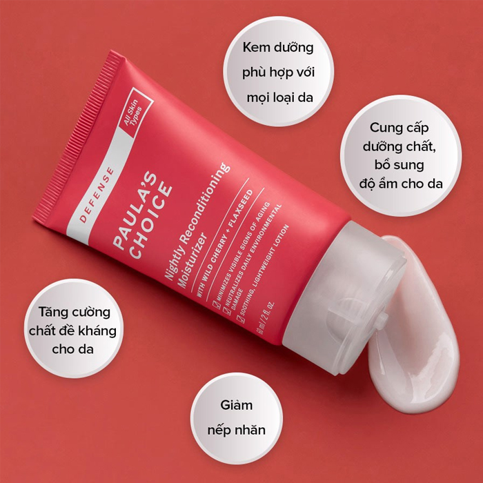 Kem dưỡng Paula’s Choice Defense Nightly Reconditioning Moisturizer Kem dưỡng Paula’s Choice Defense Nightly Reconditioning Moisturizer
