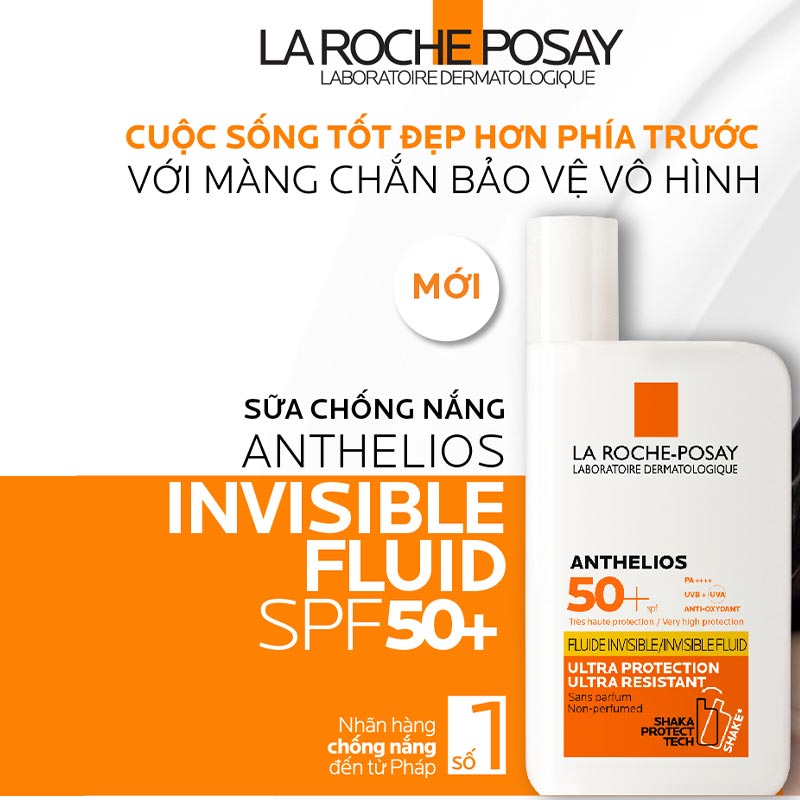 Trong quy trình gợi ý này thì mình đề cử chị em sử dụng Kem Chống Nắng La Roche-Posay Anthelios Shaka Fluid Không Nhờn Rít SPF50+ để giữ làn da luôn thật khỏe mạnh, trắng sáng.