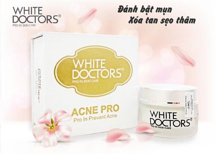 Kem giảm mụn và làm mờ sẹo thâm White Doctors Acne Pro