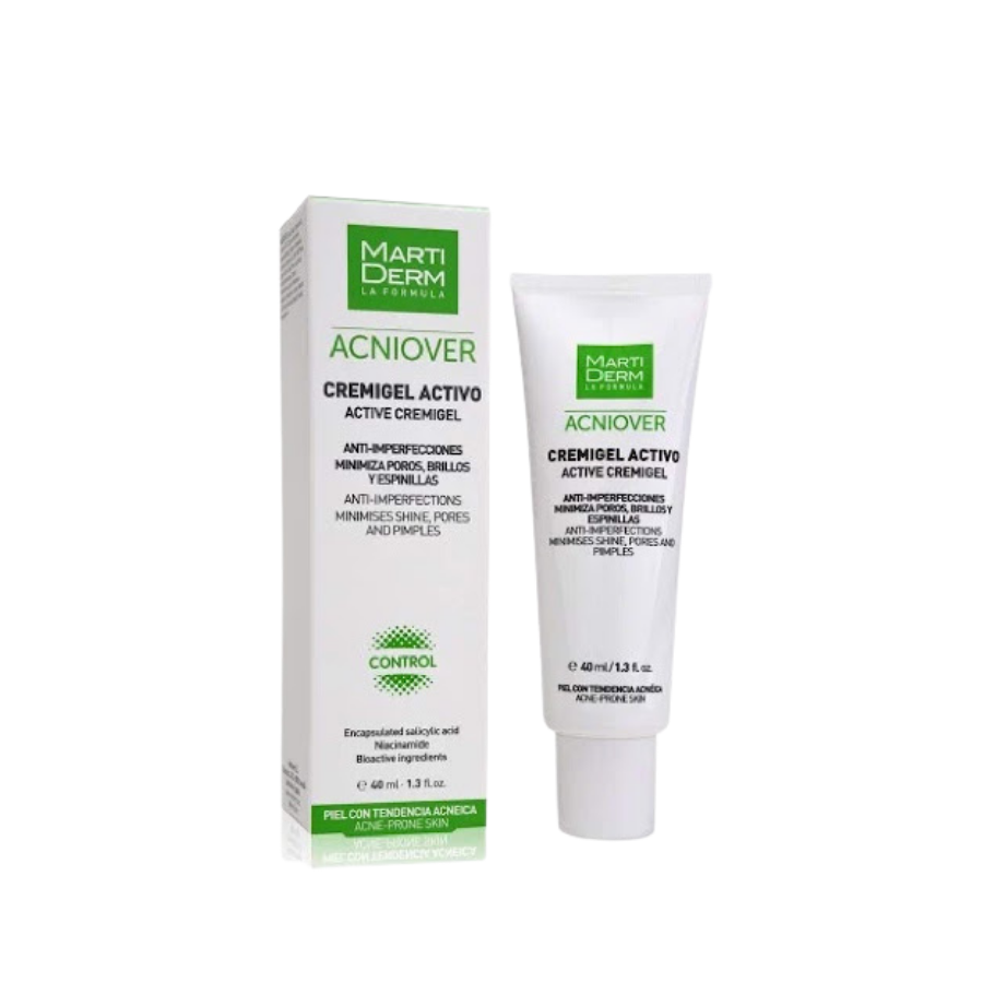 Kem dưỡng giảm nhờn, mụn, se khít chân lông MartiDerm Acniover Active Cream