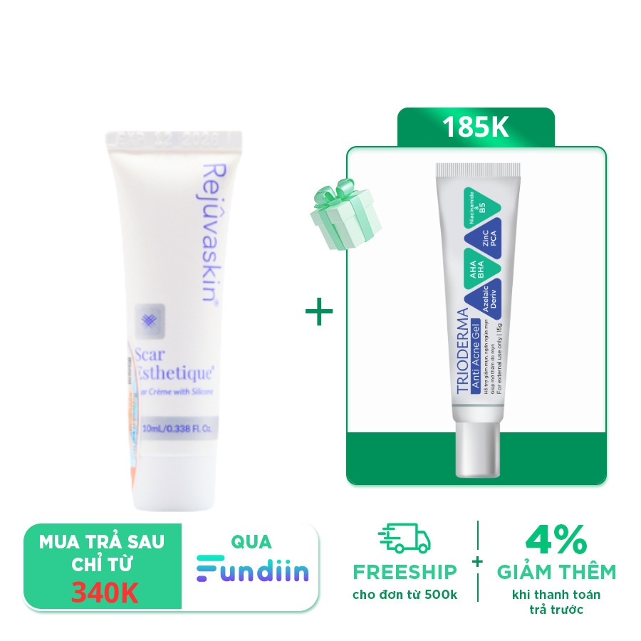 Kem xóa mờ và lấp đầy Sẹo thâm/ Sẹo rỗ/ Sẹo lõm Rejuvaskin Scar Esthetique