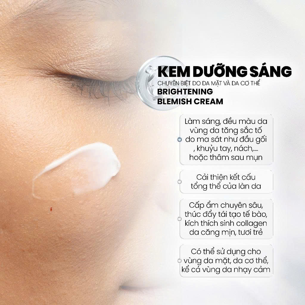Kem dưỡng sáng chuyên biệt MD CARE Brightening Blemish Cream
