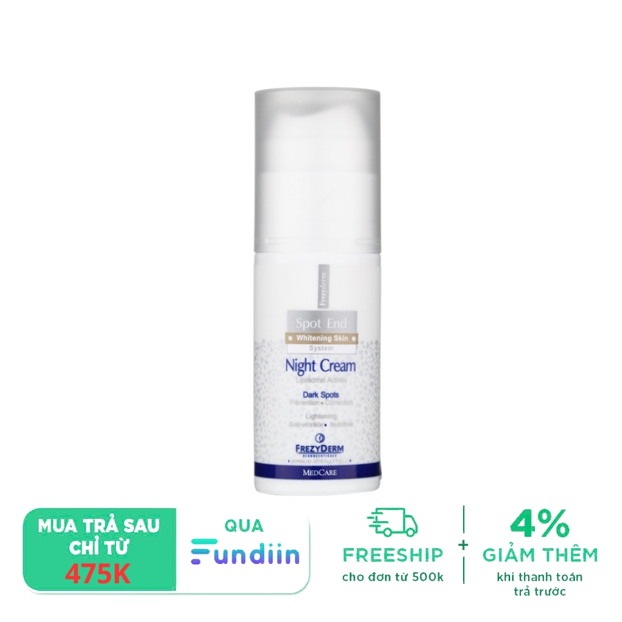 Kem làm mờ đốm nâu & sáng da ban đêm Frezyderm Spot End Night Cream