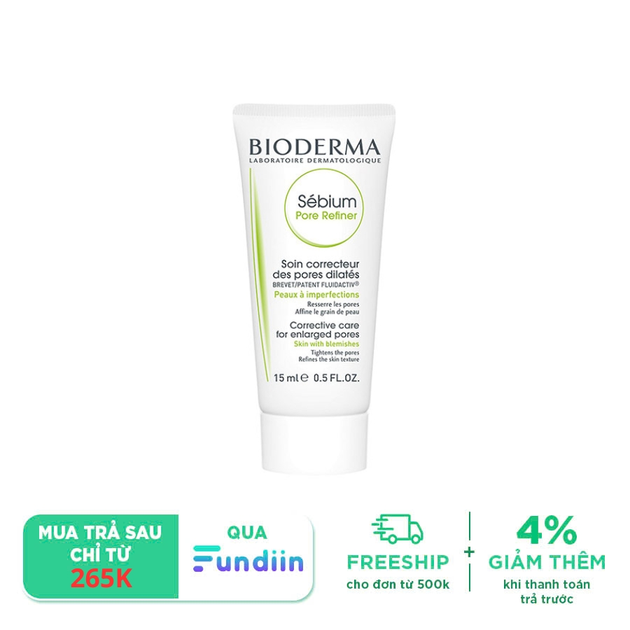 Kem dưỡng cho da dầu hỗ trợ se khít lỗ chân lông Bioderma Sebium Pore Refiner