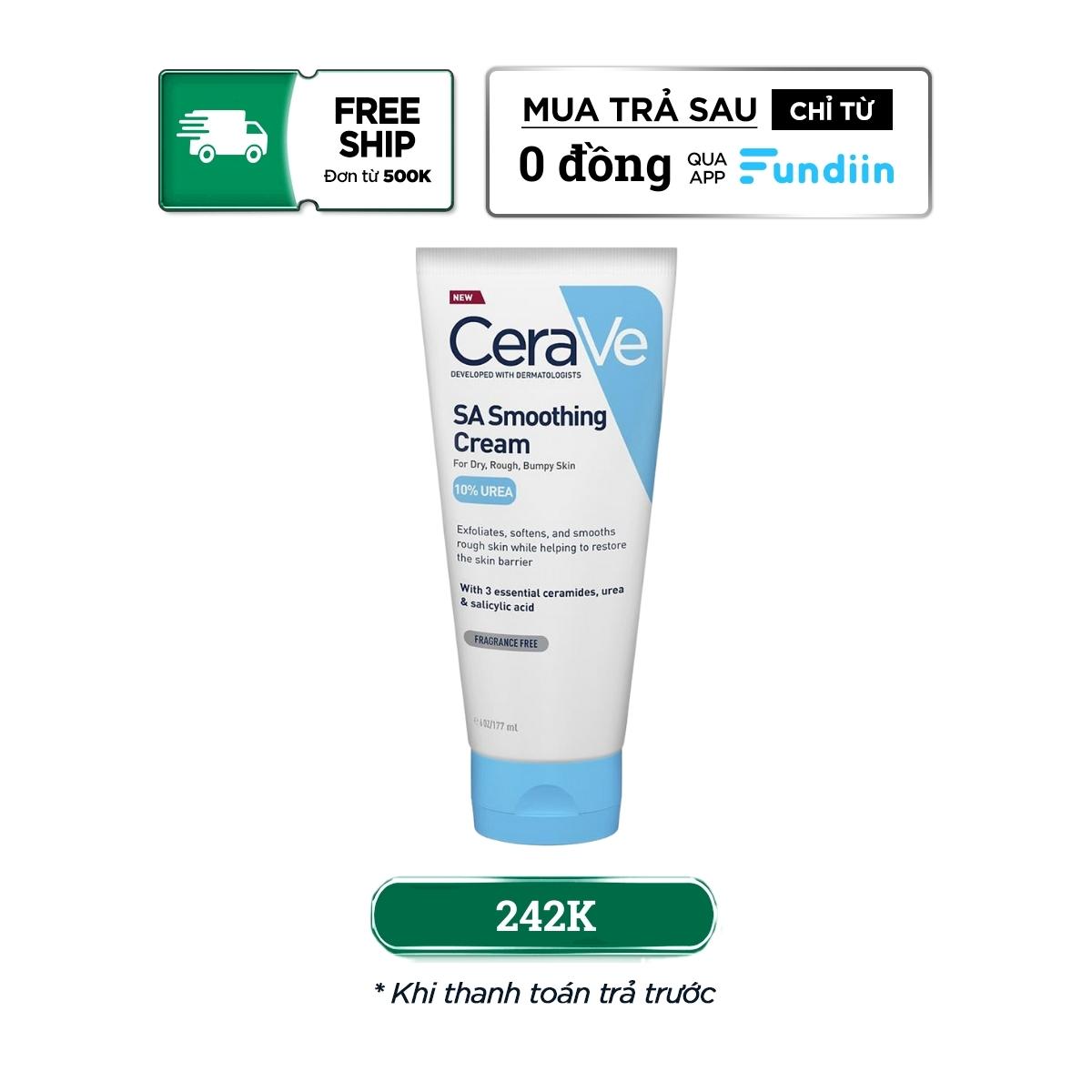 Kem Dưỡng Ẩm Dành Cho Da Nhạy Cảm Cerave SA Smoothing Cream