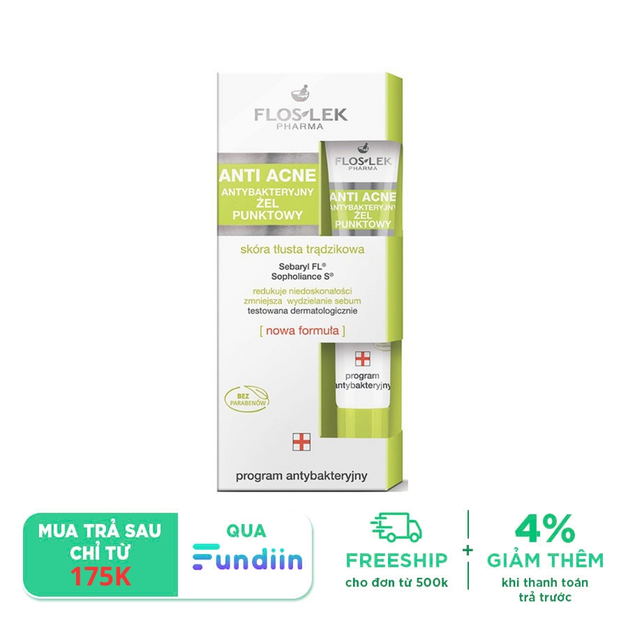 Gel chấm mụn giảm viêm Floslek Anti Acne Spot Gel For Imperfections