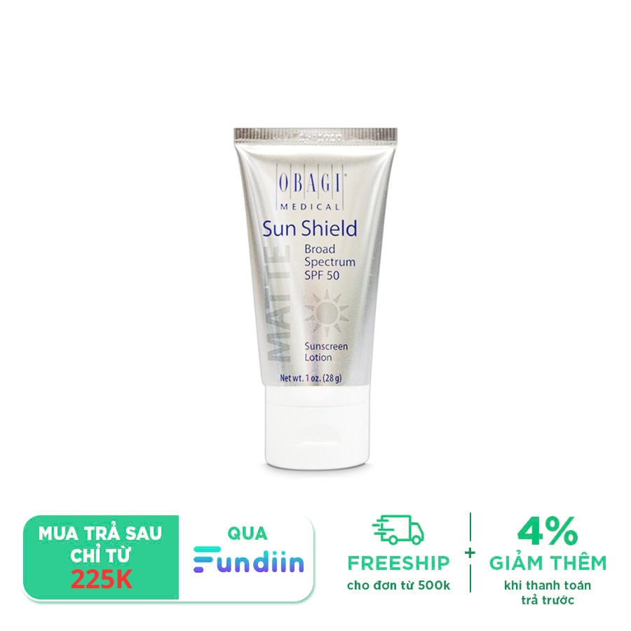 Kem chống nắng Obagi Sun Shield Matte Broad Spectrum SPF 50 Premium