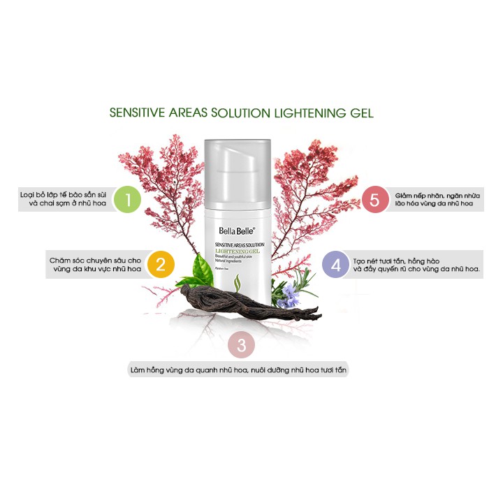 Gel làm mờ thâm vùng kín Bella Belle Sensitive Areas Solution Lightening - Đưa bạn trên hành trình dưỡng sáng vùng da nhạy cảm Bella Belle Sensitive Areas Solution Lightening