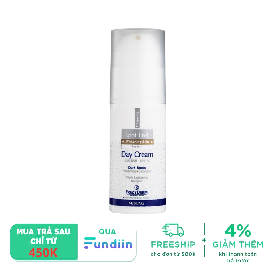 Kem mờ đốm nâu & sáng da ban ngày Frezyderm Spot End Day Cream SPF 15