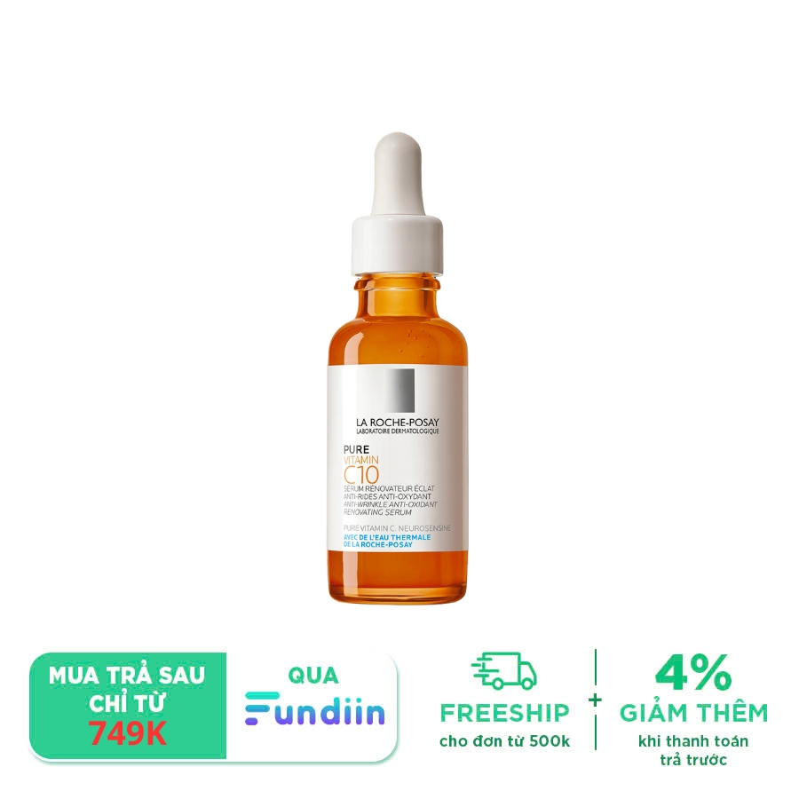 Dưỡng Chất Cải Thiện Da Sáng Và Đều Màu La Roche-Posay Redermic Pure Vitamin C10 Serum