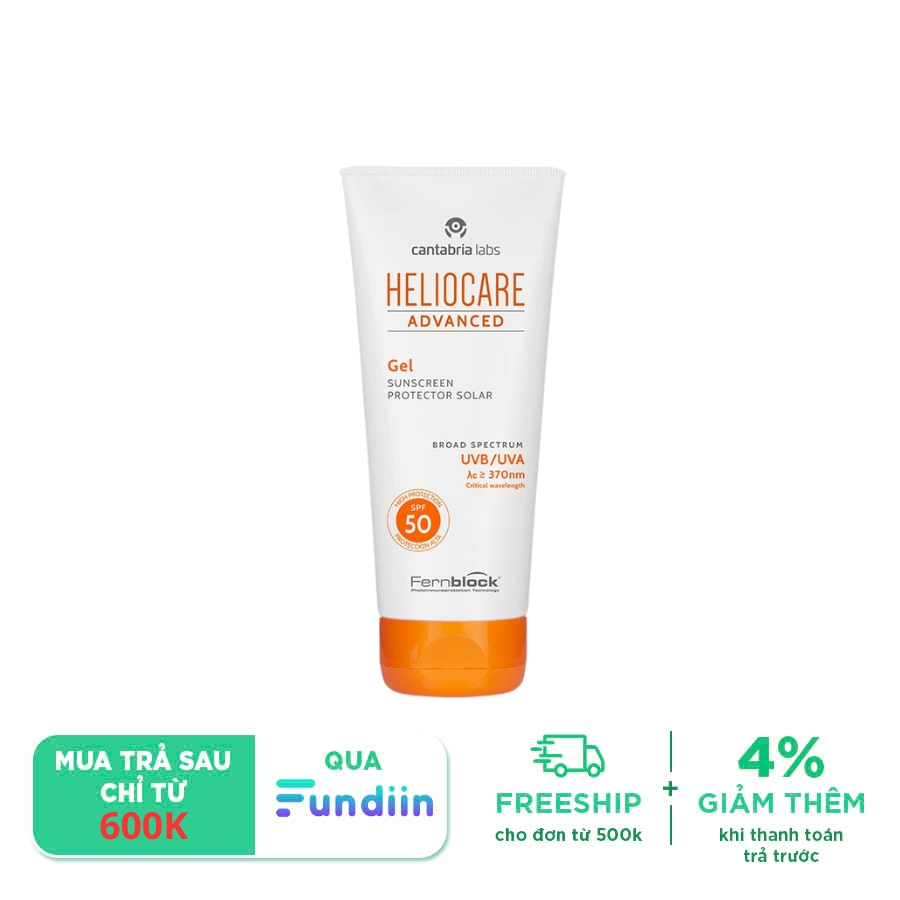 Gel Chống Nắng Cho Da Nhờn Heliocare Advanced Gel SPF50