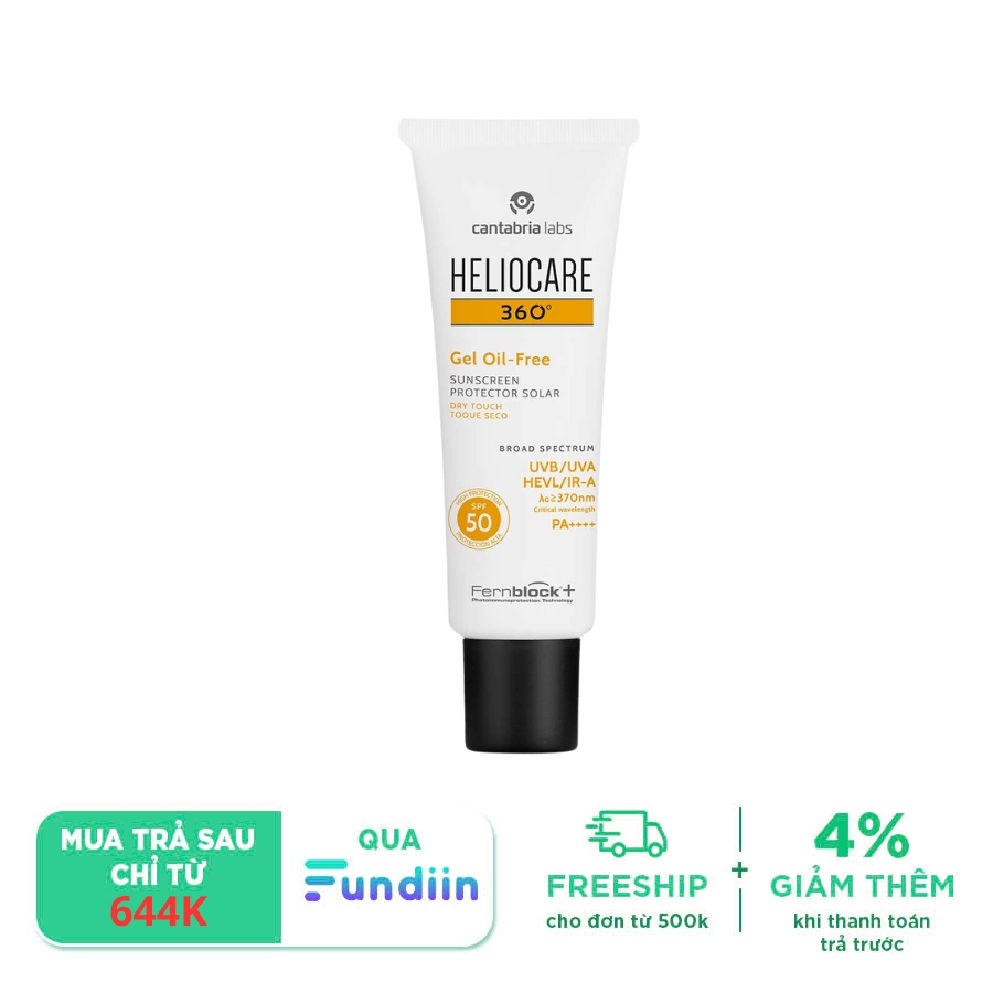 Gel Chống Nắng Heliocare 360 Gel Oil-Free SPF50