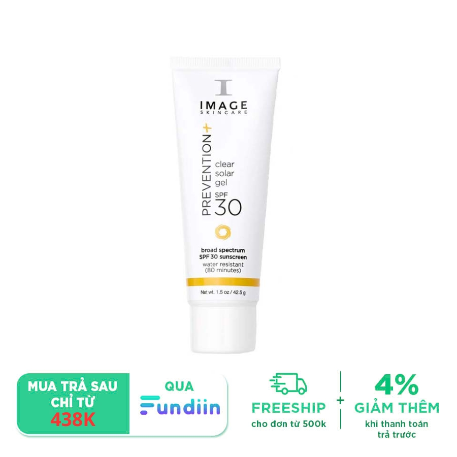 Gel chống nắng Image Prevention Clear Solar Gel SPF30 (Chống nước)