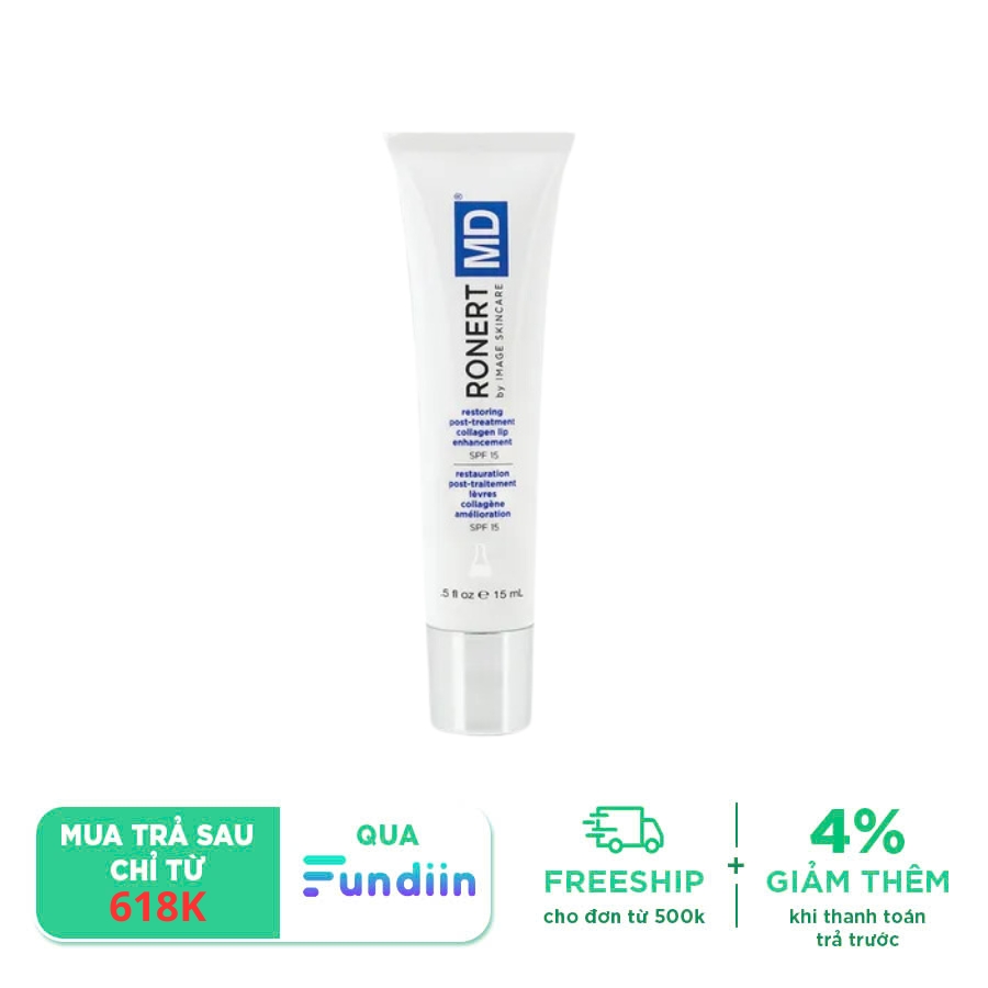 Gel dưỡng và bảo vệ môi Image MD Restoring Post Treatment Lip Enhancement SPF 15