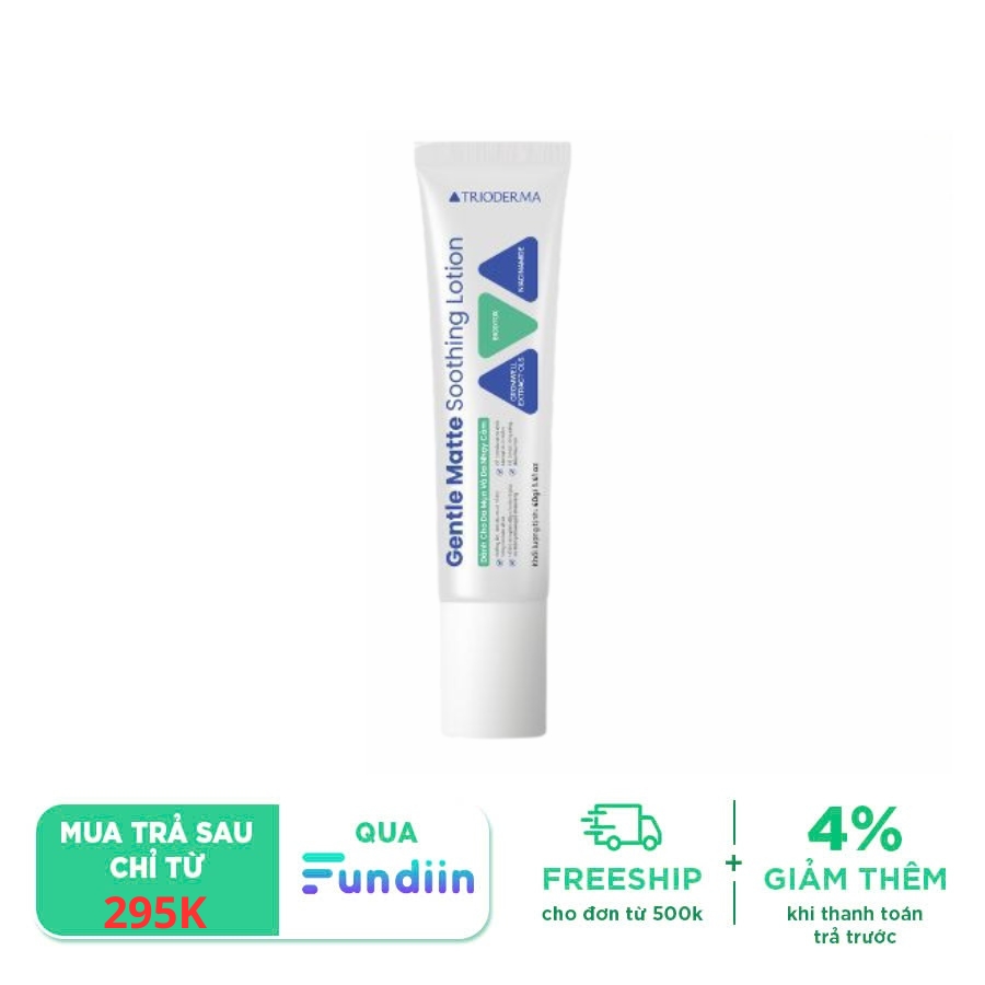 Lotion hỗ trợ làm khỏe và ổn định làn da Gentle Matte Soothing Lotion