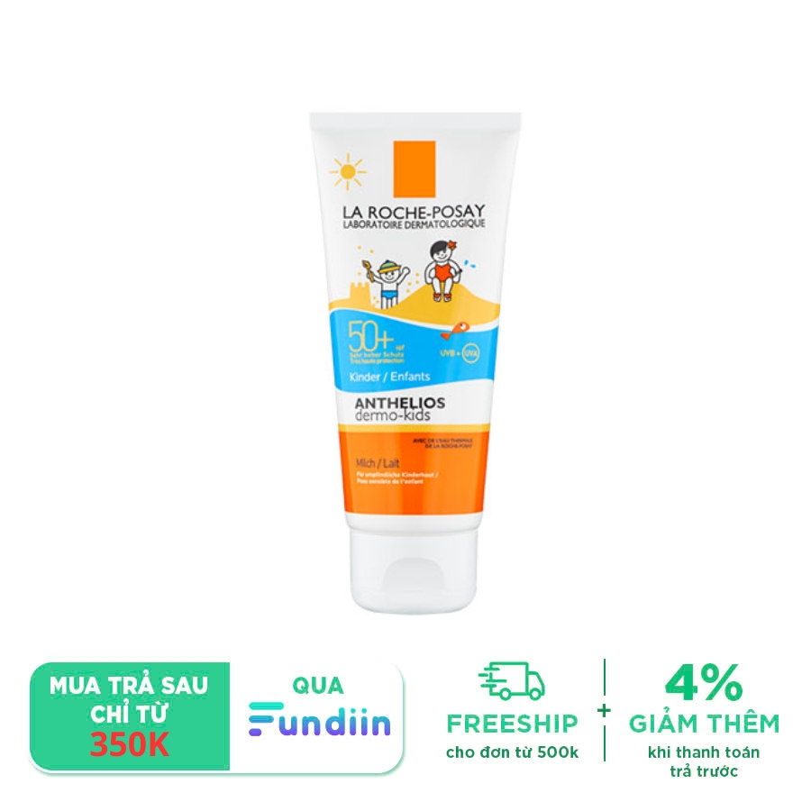 Kem chống nắng dạng sữa dành cho trẻ em La Roche-Posay Anthelios Dermo-Kids Lotion SPF50+ UVB & UVA