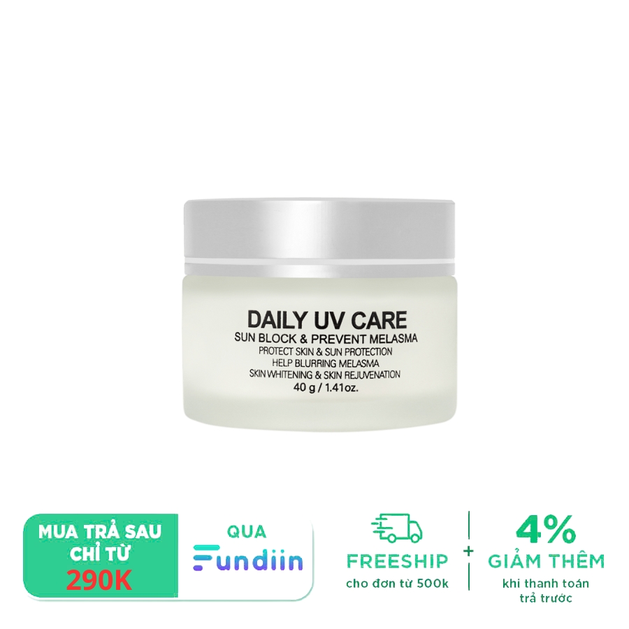 Kem chống nắng ngừa nám da White Doctors Daily UV Care SPF45++ ngăn ngừa tia UV/UVB...