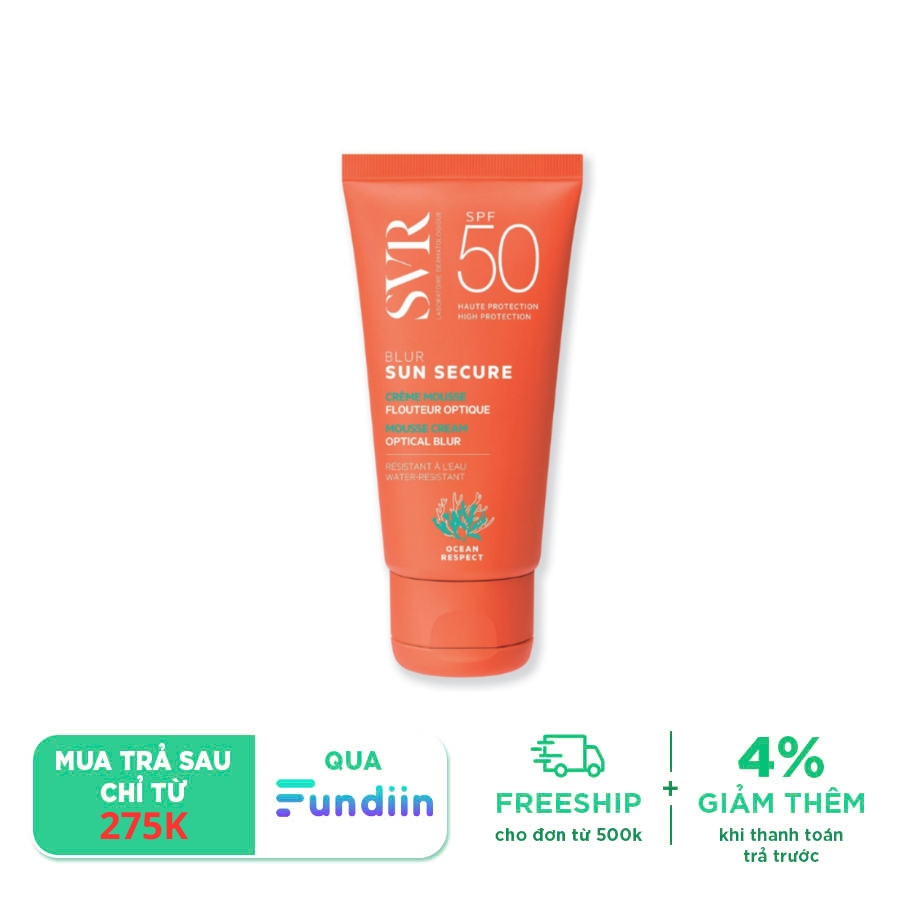 [DATE 04/2025] Kem chống nắng che khuyết điểm SVR Sun Secure Blur SPF 50