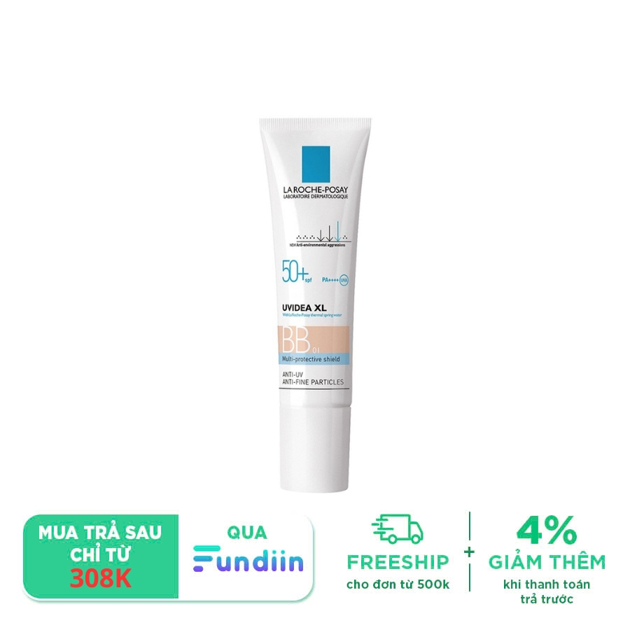 Kem Chống Nắng Trang Điểm Và Bảo Vệ Da La Roche-Posay Uvidea Xl BB 03 Multi-protective Shield Anti-uv, Anti - Fine Particles SPF50+ PA++++