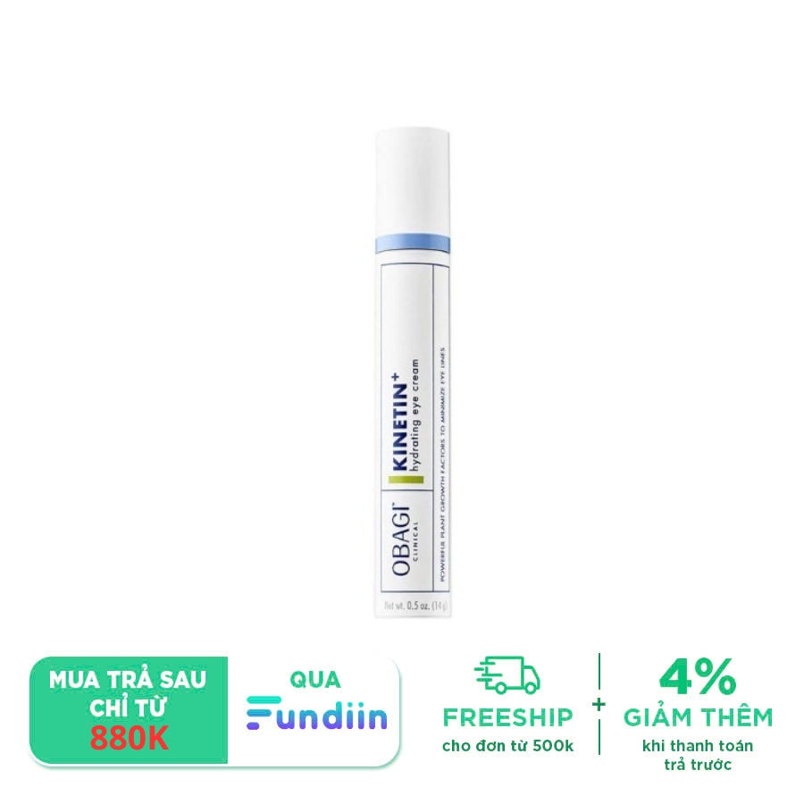 Kem dưỡng chống nhăn vùng mắt OBAGI CLINICAL Kinetin+ Hydrating Eye Cream