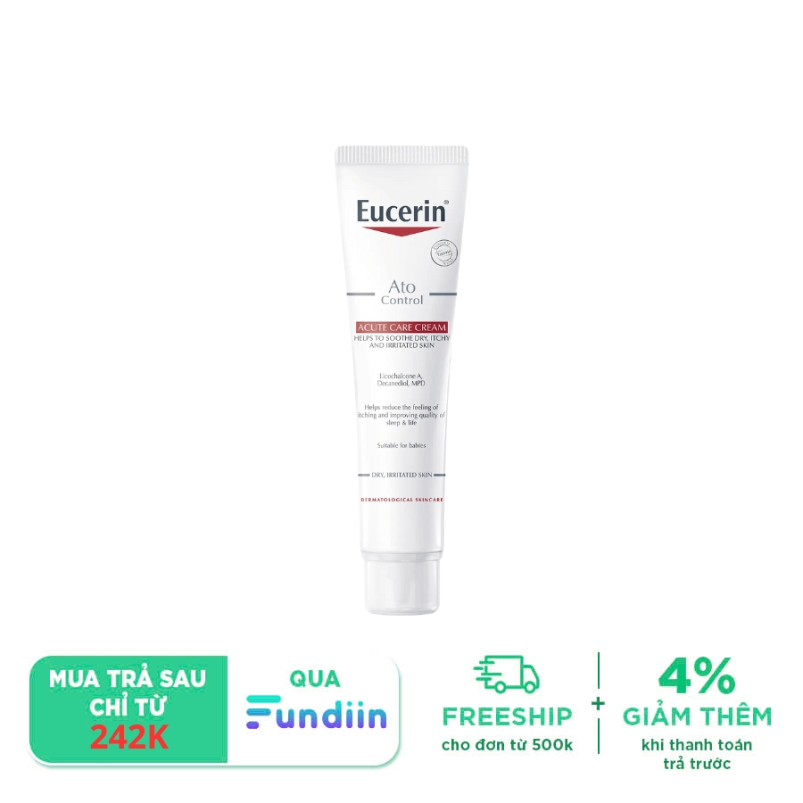 Kem Dưỡng Da Eucerin Ato Control Acute Care