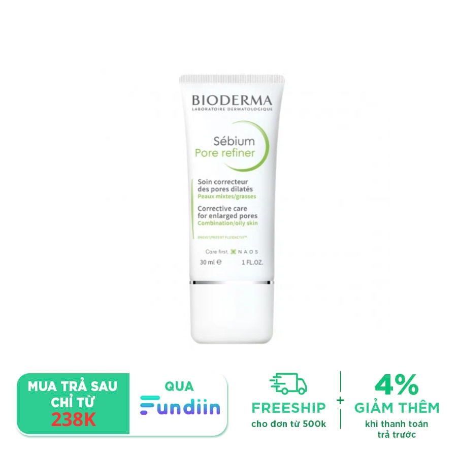 Kem dưỡng cho da dầu hỗ trợ se khít lỗ chân lông Bioderma Sebium Pore Refiner