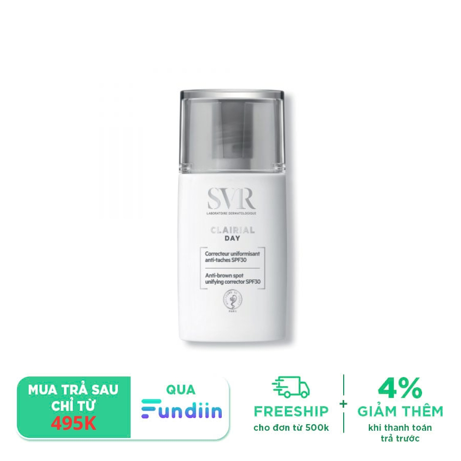 Kem dưỡng da giảm thâm nám và chống nắng SVR Clairial Day SPF30