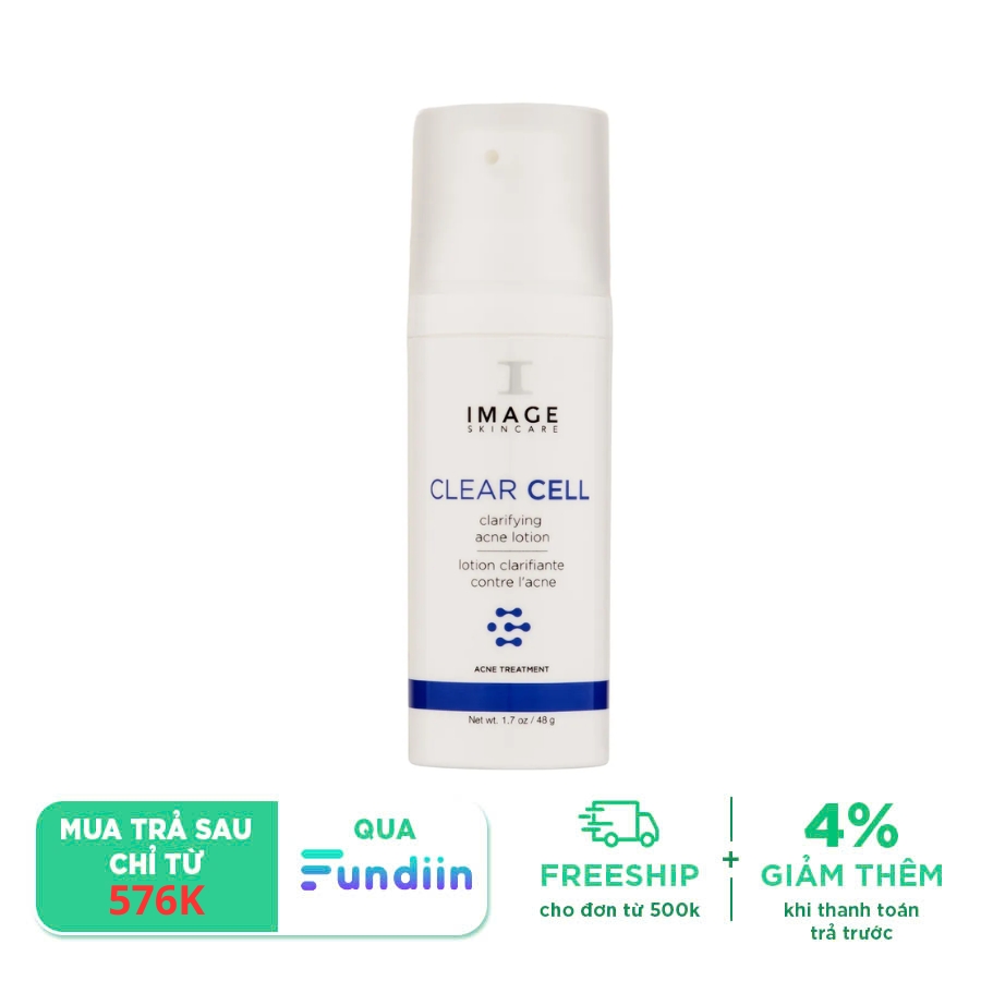 Lotion làm giảm mụn Image Clear Cell Medicated Acne Lotion