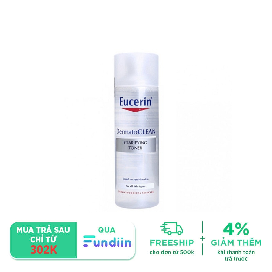 Nước Cân Bằng Cho Da Nhạy Cảm Eucerin Dermato Clean Clarifying Toner