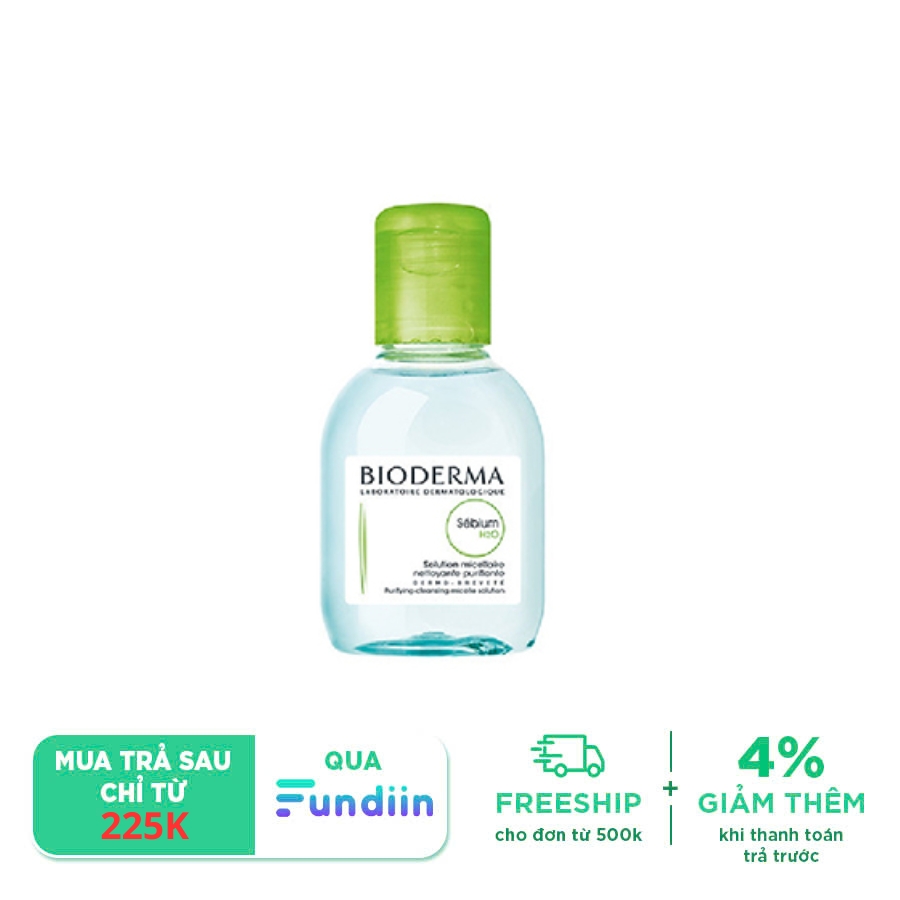 Nước tẩy trang dành cho da nhờn, mụn Bioderma Sebium H20