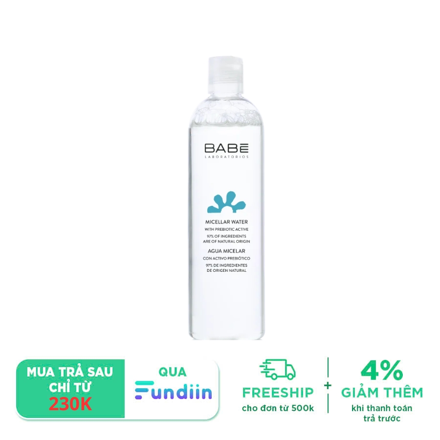 Nước Tẩy Trang Và Giữ Ẩm Da Mặt Babe Micellar Water