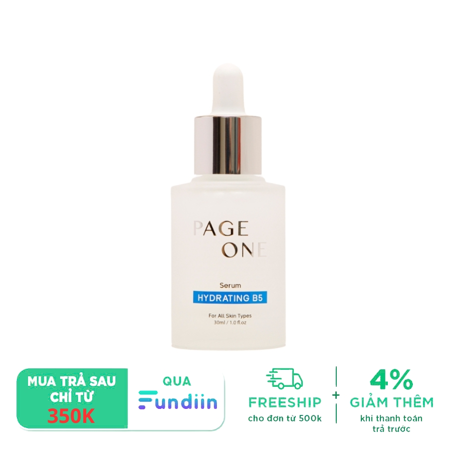 Serum Cấp Ẩm Và Phục Hồi Da Tổn Thương Page One Hydrating B5 Liposome