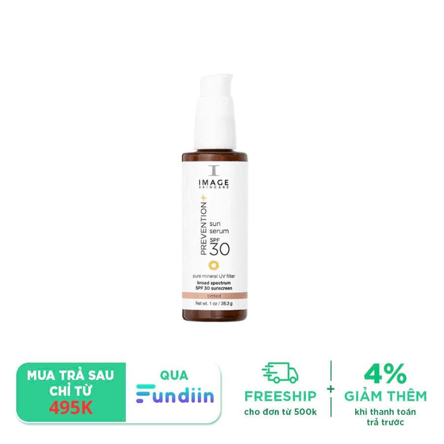 Serum chống nắng, hỗ trợ che khuyết điểm Image Prevention Sun Serum SPF30 Tinted