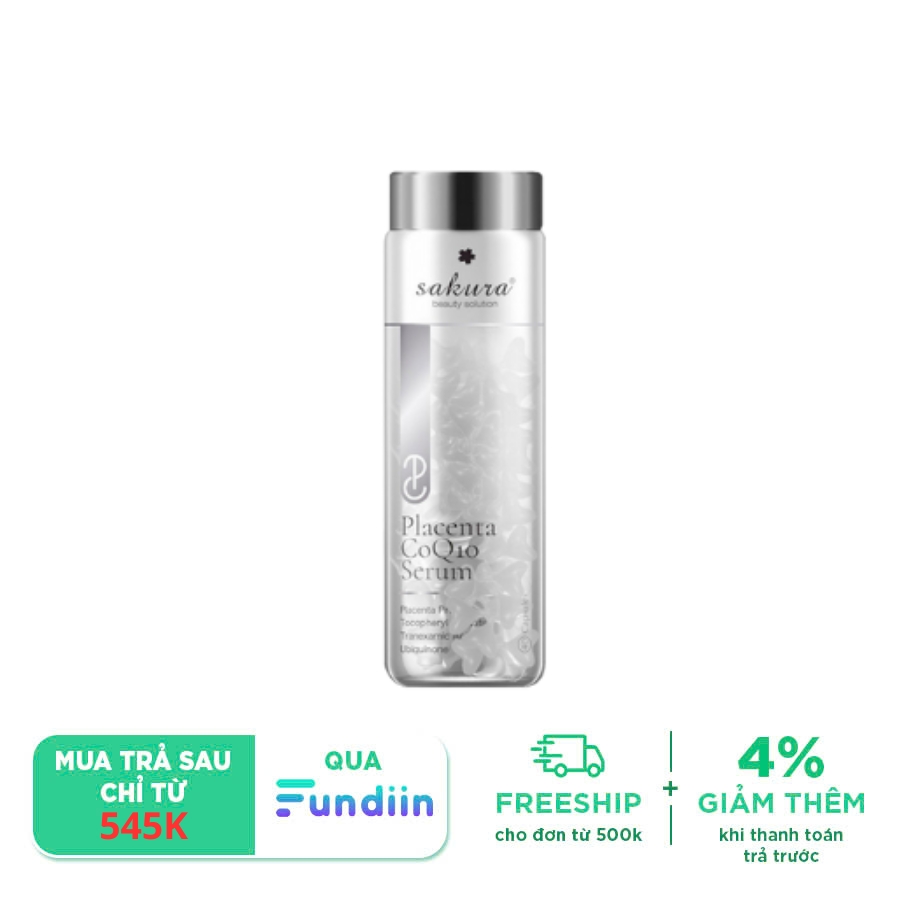 Serum dưỡng trắng da chống lão hóa Sakura chính hãng của Nhật