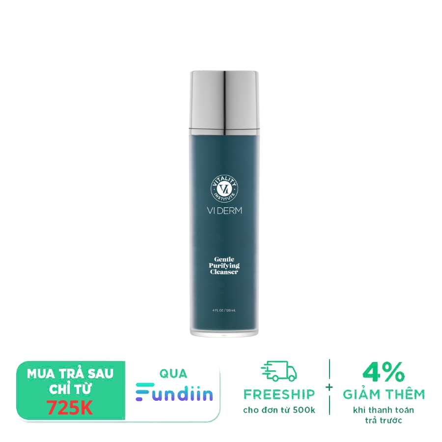 Sữa Rửa Mặt Làm Sạch Sâu Dịu Nhẹ VI Derm Gentle Purifying Cleanser