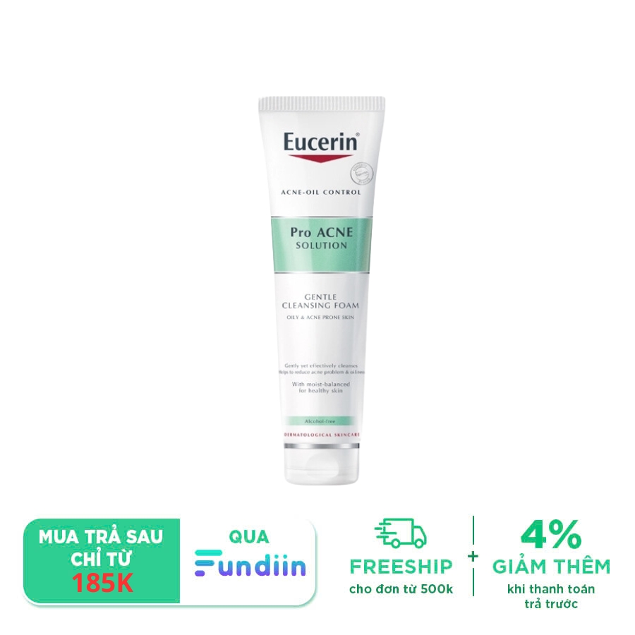 Sữa Rửa Mặt Tạo Bọt Da Mụn Eucerin ProAcne Cleansing Foam