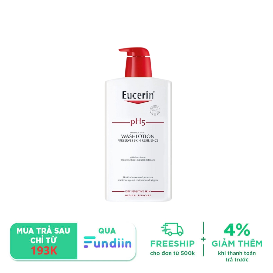 Sữa tắm cho da cơ thể nhạy cảm Eucerin pH5 Skin-Protection Washlotion