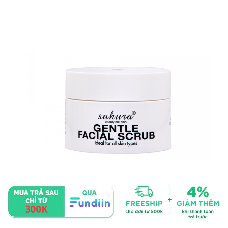 Tẩy tế bào chết cho vùng mặt Sakura Gentle Facial Scrub