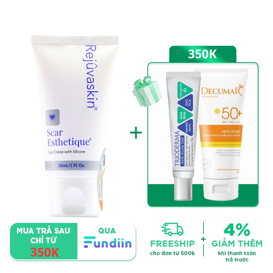Kem xóa mờ Sẹo Thâm/ Sẹo Rỗ/ Sẹo Lõm Rejuvaskin Scar Esthetique