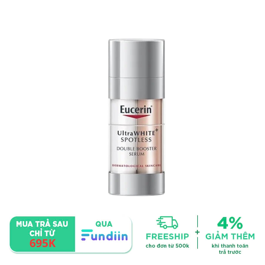 Tinh chất dưỡng trắng da và làm mờ thâm nám Eucerin Ultra White Spotless Double Booster Serum