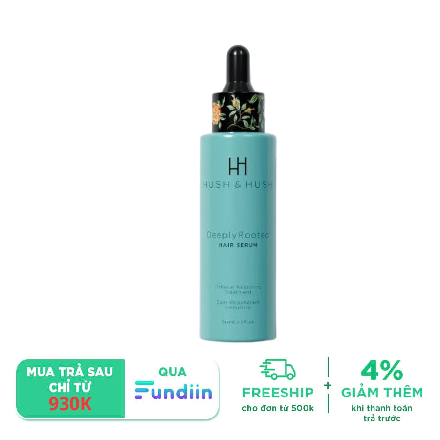 Tinh chất ngăn ngừa rụng tóc giúp tóc trông dày hơn Hush & Hush DeeplyRooted Hair Serum