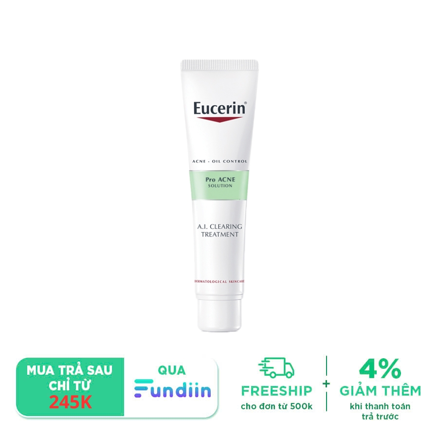 Tinh chất làm giảm mụn và làm mờ vết thâm Eucerin Pro Acne Clearing AI Treatment