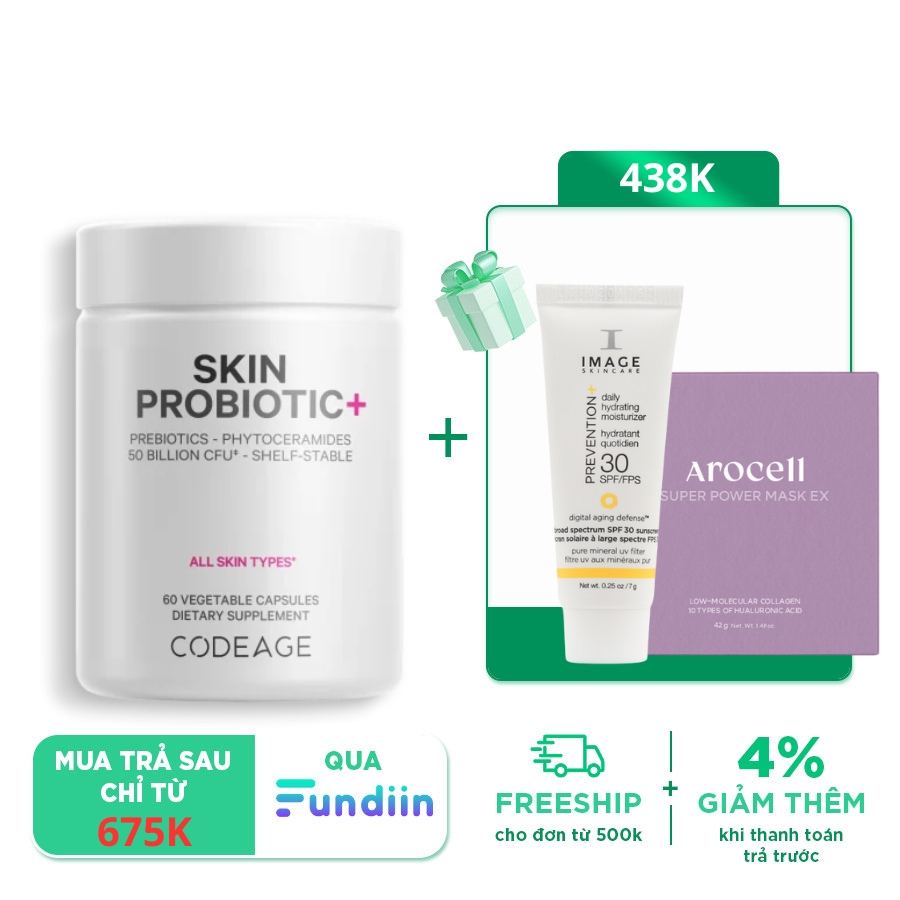 Viên Lợi Khuẩn Cho Da Skin Probiotic 