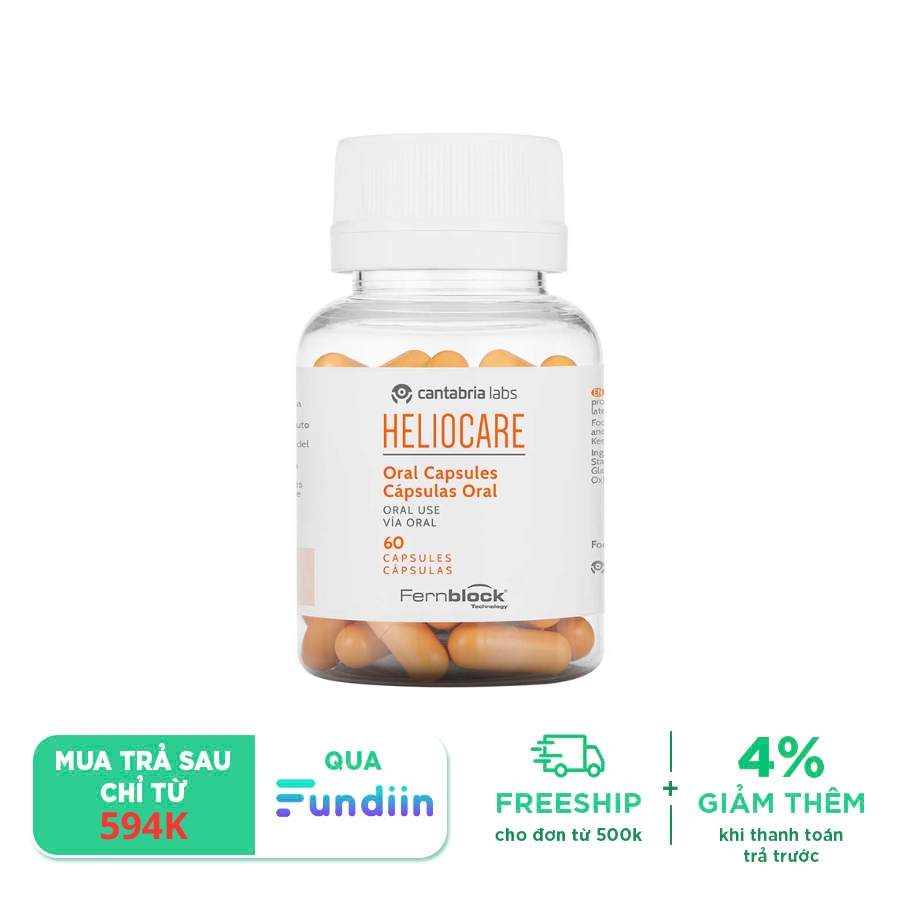  Viên uống chống nắng Heliocare Oral Capsulas