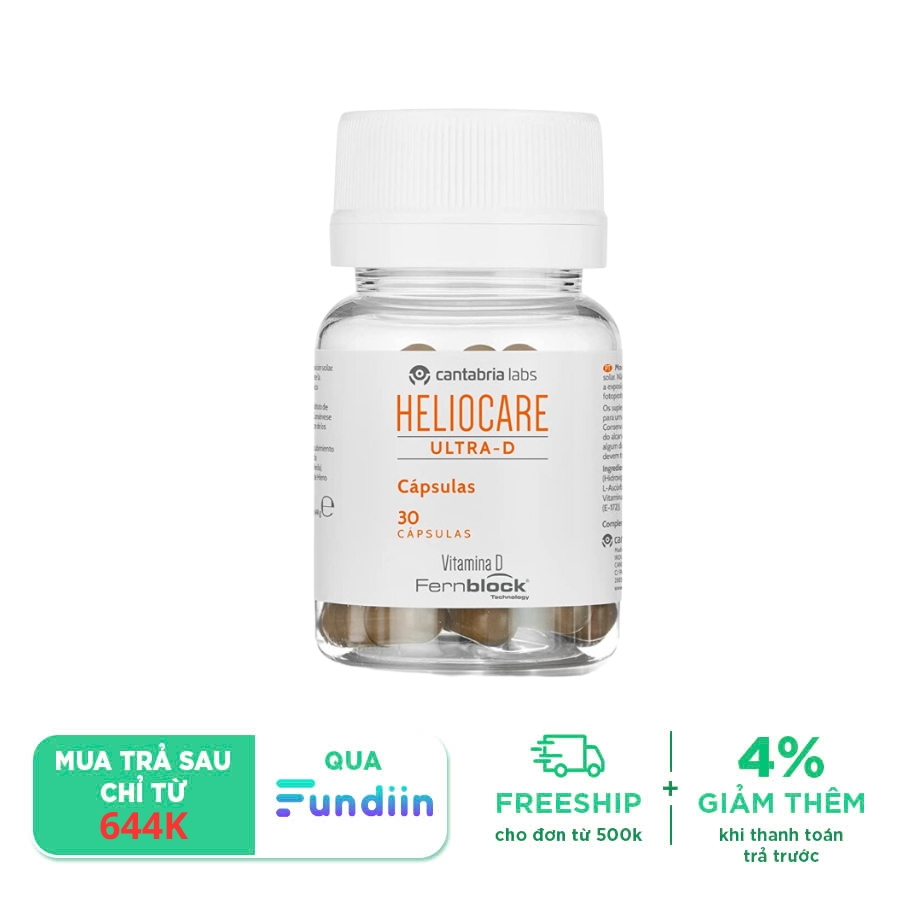 Viên Uống Chống Nắng Heliocare Ultra D Capsules Oral