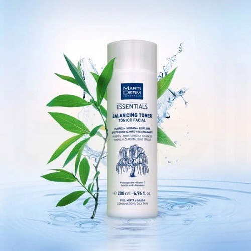 Nước cân bằng cho da dầu đến da hỗn hợp martiDerm Essentials Balancing Toner Nước cân bằng cho da dầu đến da hỗn hợp martiDerm Essentials Balancing Toner