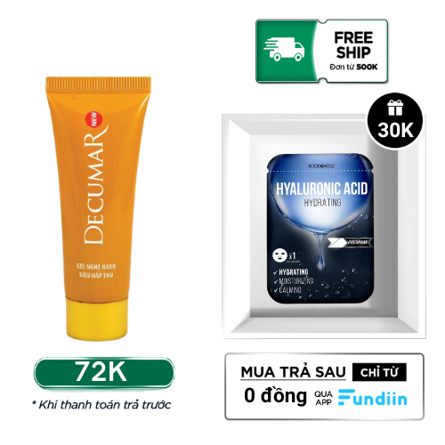 Decumar New Gel nghệ Nano siêu hấp thu, ngừa mụn, giảm thâm sẹo, kiểm soát nhờn