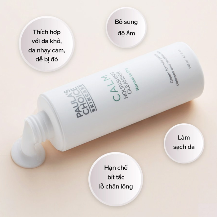 Sữa rửa mặt cho bà bầu Paula’s Choice Calm Nourishing Cleanser Sữa rửa mặt cho bà bầu Paula’s Choice Calm Nourishing Cleanser